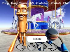 لعبة Tung Tung Sahur VS Tralalero Tralala FNF على الانترنت