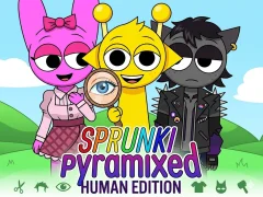 لعبة Sprunki Pyramixed: Human Edition على الانترنت
