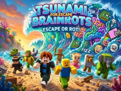 لعبة Tsunami For Escape Brainrots على الانترنت