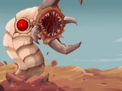 لعبة Deep Worm على الانترنت