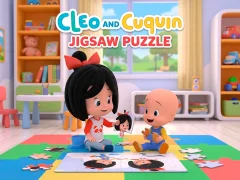 لعبة Cleo and Cuquin Jigsaw Puzzle على الانترنت