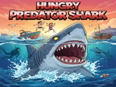 لعبة Hungry predator shark على الانترنت