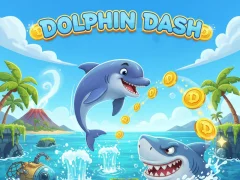 لعبة Dolphin Dash على الانترنت