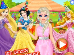 لعبة Ice Queen Birthday Surprise على الانترنت