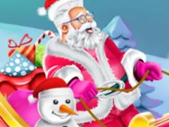 لعبة Design santas sleigh على الانترنت