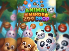 لعبة Animal Merge Zoo Drop على الانترنت