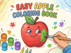 لعبة Easy Apple Coloring Book على الانترنت