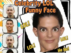 لعبة Celebrity LOL Funny Face على الانترنت