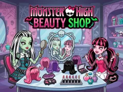 لعبة Monster High Beauty Shop على الانترنت