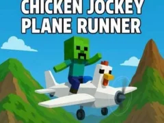 لعبة Chicken Jockey Plane Runner على الانترنت