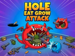 لعبة Hole Eat Grow Attack على الانترنت