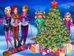 لعبة Princesses Christmas tree على الانترنت