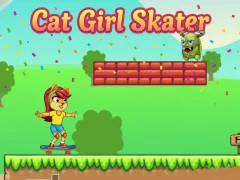 لعبة Cat Girl Skater على الانترنت