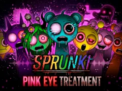 لعبة Sprunki: Pink Eye Treatment على الانترنت