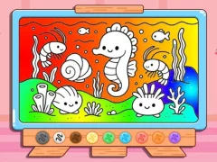 لعبة Coloring Book: Kawaii Sea Animals على الانترنت