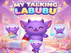 لعبة My Talking Labubu على الانترنت