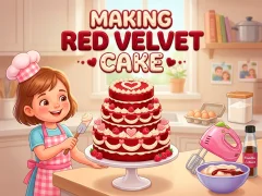 لعبة Making Red Velvet Cake على الانترنت