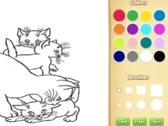 لعبة Cats Coloring Book For Kids على الانترنت