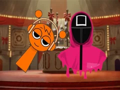 لعبة Squid Sprunki Mingle Game 2 على الانترنت