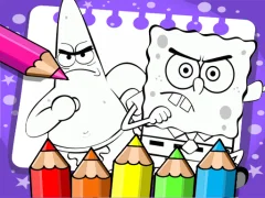 لعبة Sponge Bob Coloring Book على الانترنت