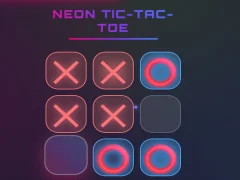 لعبة Neon Tic Tac Toe على الانترنت