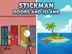 لعبة Stickman Doors and Island على الانترنت
