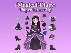 لعبة Magical Diary: Paper Dress Up على الانترنت