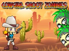 لعبة Cowgirl Shoot Zombies على الانترنت