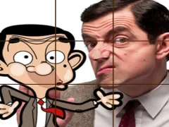 لعبة Mr Bean Tile Puzzle على الانترنت
