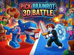 لعبة Pick Brainrot: 3D Battle على الانترنت