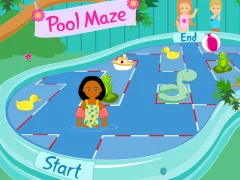 لعبة Kelly Club: Pool Maze على الانترنت