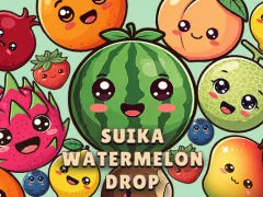 لعبة Suika Watermelon Drop على الانترنت