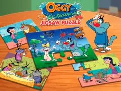 لعبة Oggy and the Cockroaches Jigsaw Puzzle على الانترنت