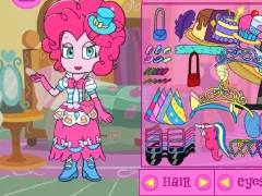 لعبة My little pony Equestria Girls Pinkie Pie Dress Up على الانترنت