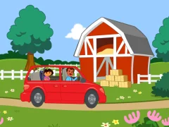 لعبة Dora The explorer Dora's Ride-Along Animal Photo Adventure على الانترنت
