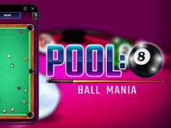 لعبة Pool 8 Ball Mania على الانترنت