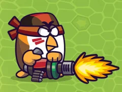 لعبة Chicken Wars Merge Guns على الانترنت