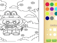 لعبة Labubu Coloring Book For Kids على الانترنت