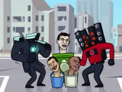 لعبة Skibidi Toilet Evolution Mod على الانترنت
