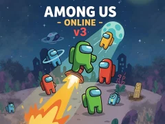 لعبة Among Us Online v3 على الانترنت