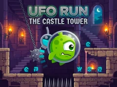 لعبة Ufo Run The castle tower على الانترنت
