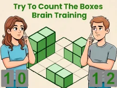 لعبة Try To Count The Boxes Brain Training على الانترنت