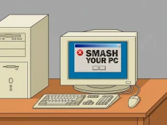 لعبة Smash Your PC على الانترنت