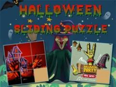 لعبة Halloween Sliding Puzzle على الانترنت