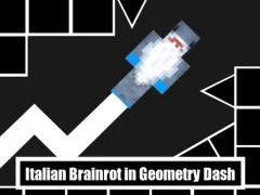 لعبة Italian Brainrot in Geometry Dash على الانترنت