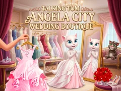 لعبة Talking Tom Angela City Wedding Boutique على الانترنت
