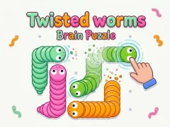 لعبة Twisted worms Brain Puzzle على الانترنت