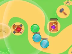 لعبة Monkey Bubble Defense على الانترنت