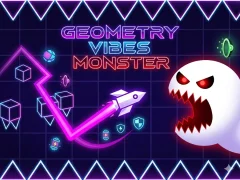 لعبة Geometry Vibes Monster على الانترنت