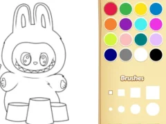 لعبة Easy Labubu Coloring Book على الانترنت